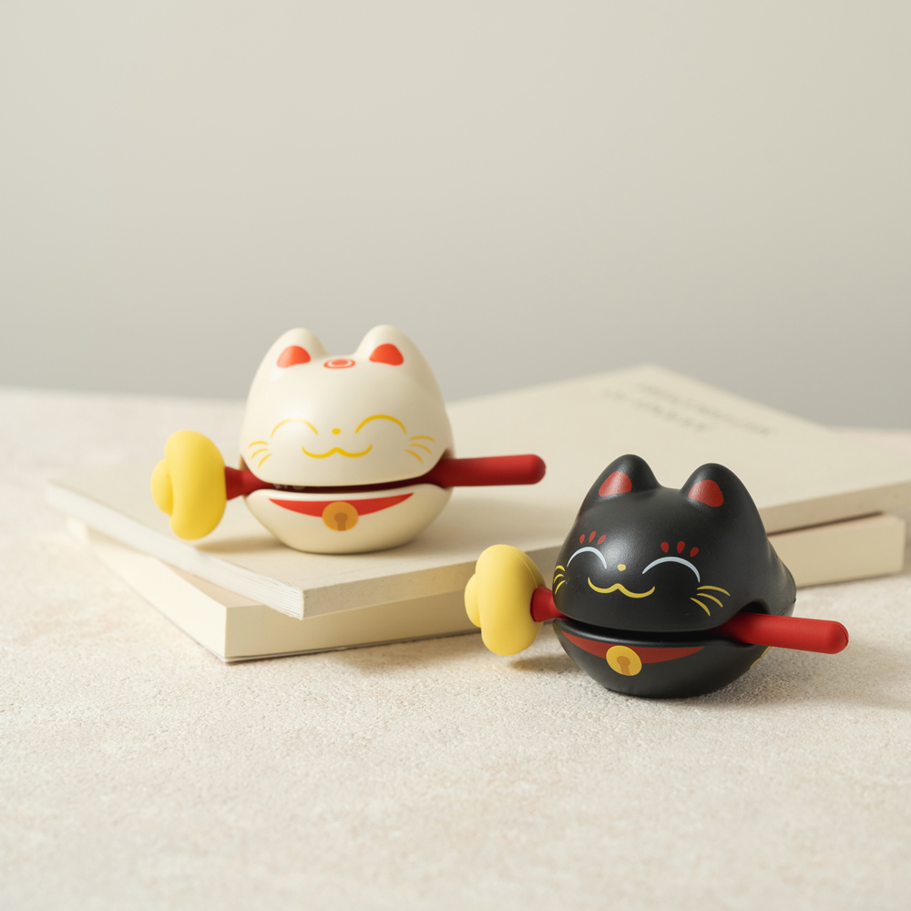 O'Pretty 歐沛媞 療癒紓壓減壓招財納福木魚組附禮盒(15.3X9.5X5.5cm)