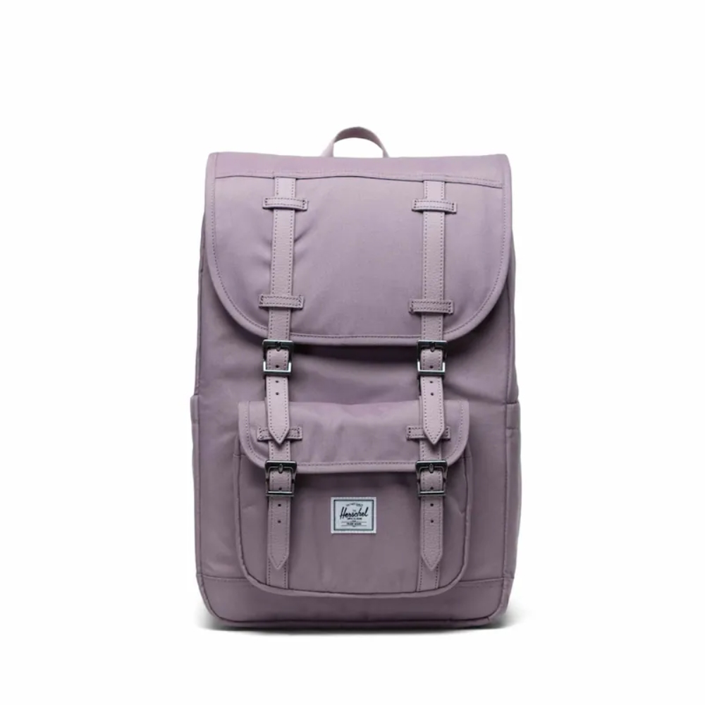 【Herschel】Little America Mid 後背包 21L-淺灰紫/青瓷綠/斜紋灰/中灰