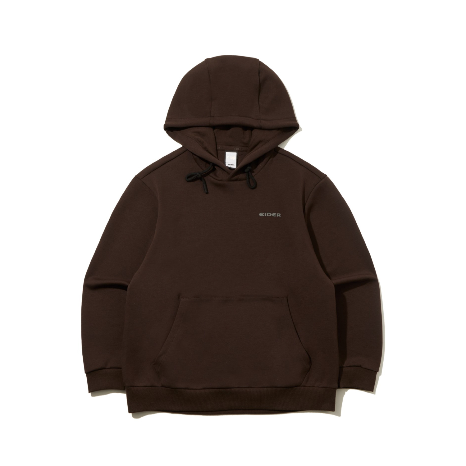 【EIDER】男長袖帽T / 24EDMU24256-[暗紅棕、碳灰黑]　