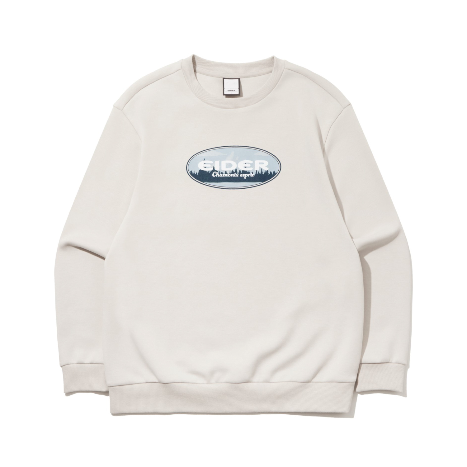 【EIDER】男圓領長袖上衣 / 24EDUU24255-[藍、燕麥、灰、黑]　