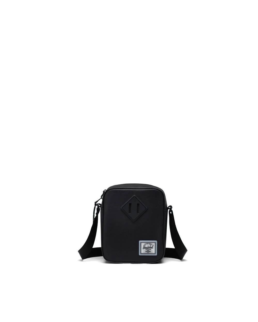 【Herschel】 WR Heritage 防水側背包 2.5L-黑/深綠