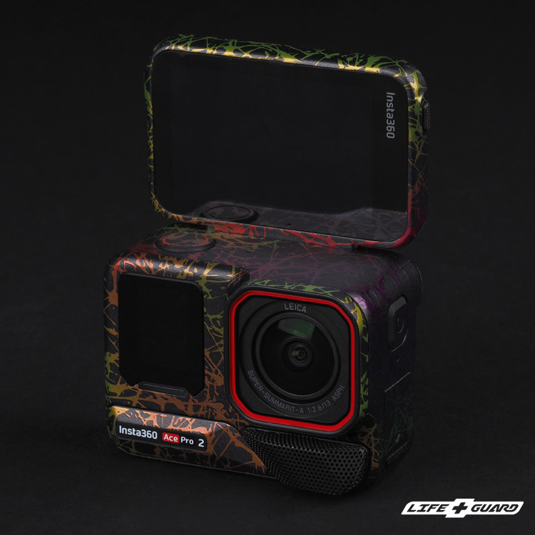 LIFE+GUARD  Insta360 Ace Pro 2 貼膜，LIFE+GUARD 潑墨設計