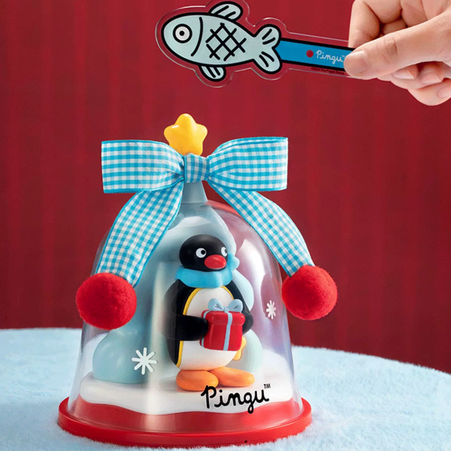 PINGU 企鵝家族 許願鈴組合 聖誕樹 鈴鐺 許願燈 敲敲燈 木魚棒 年曆 禮盒 擺設 / 預購