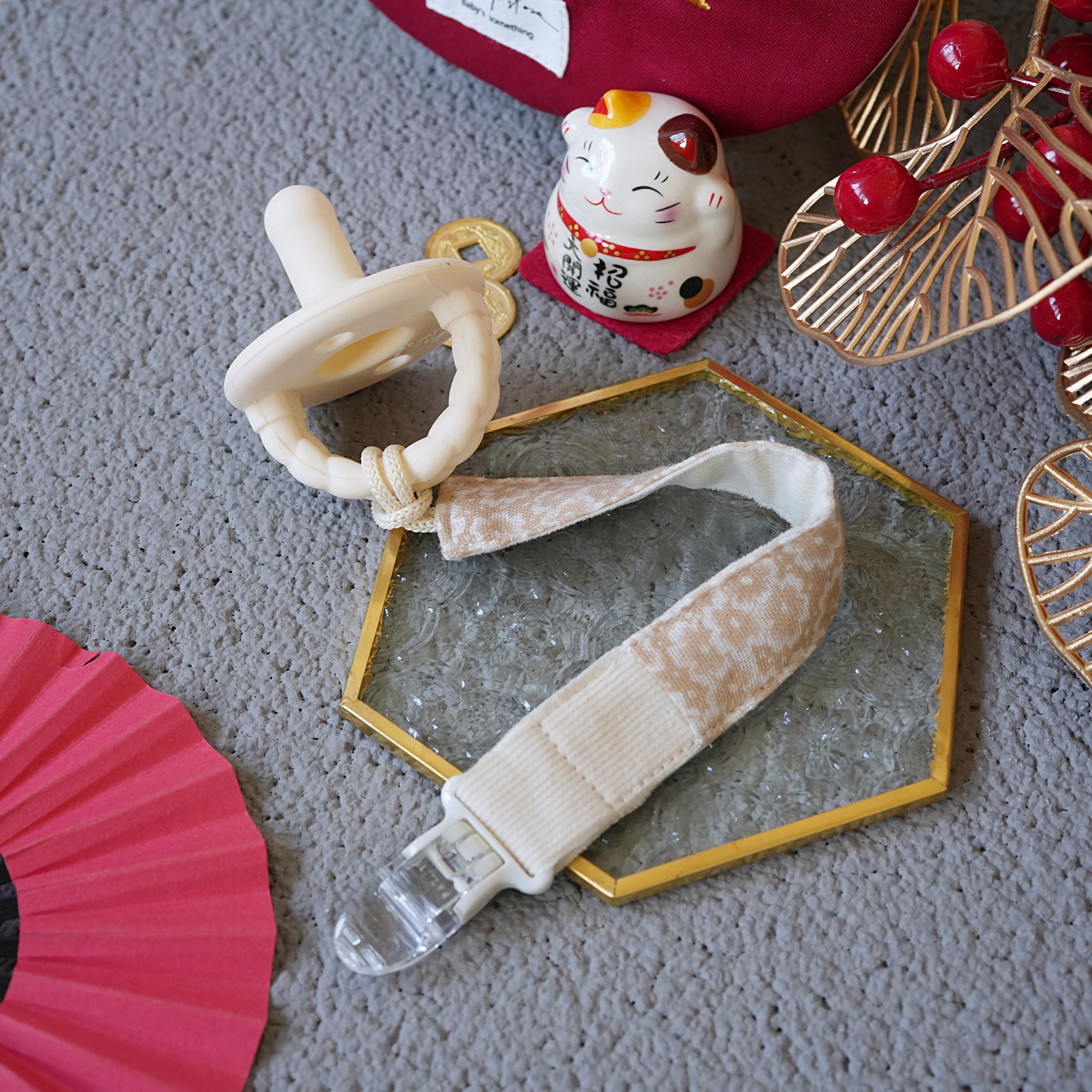 Hi Y.P store-拼接鱷魚夾-花開迎春