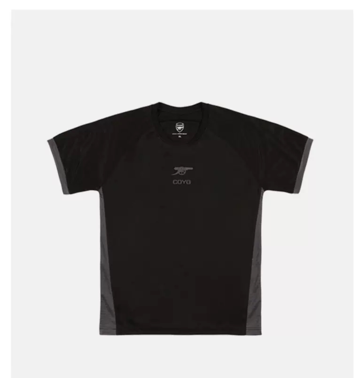 Arsenal Official Licensed Tee Shirt - COYG Black