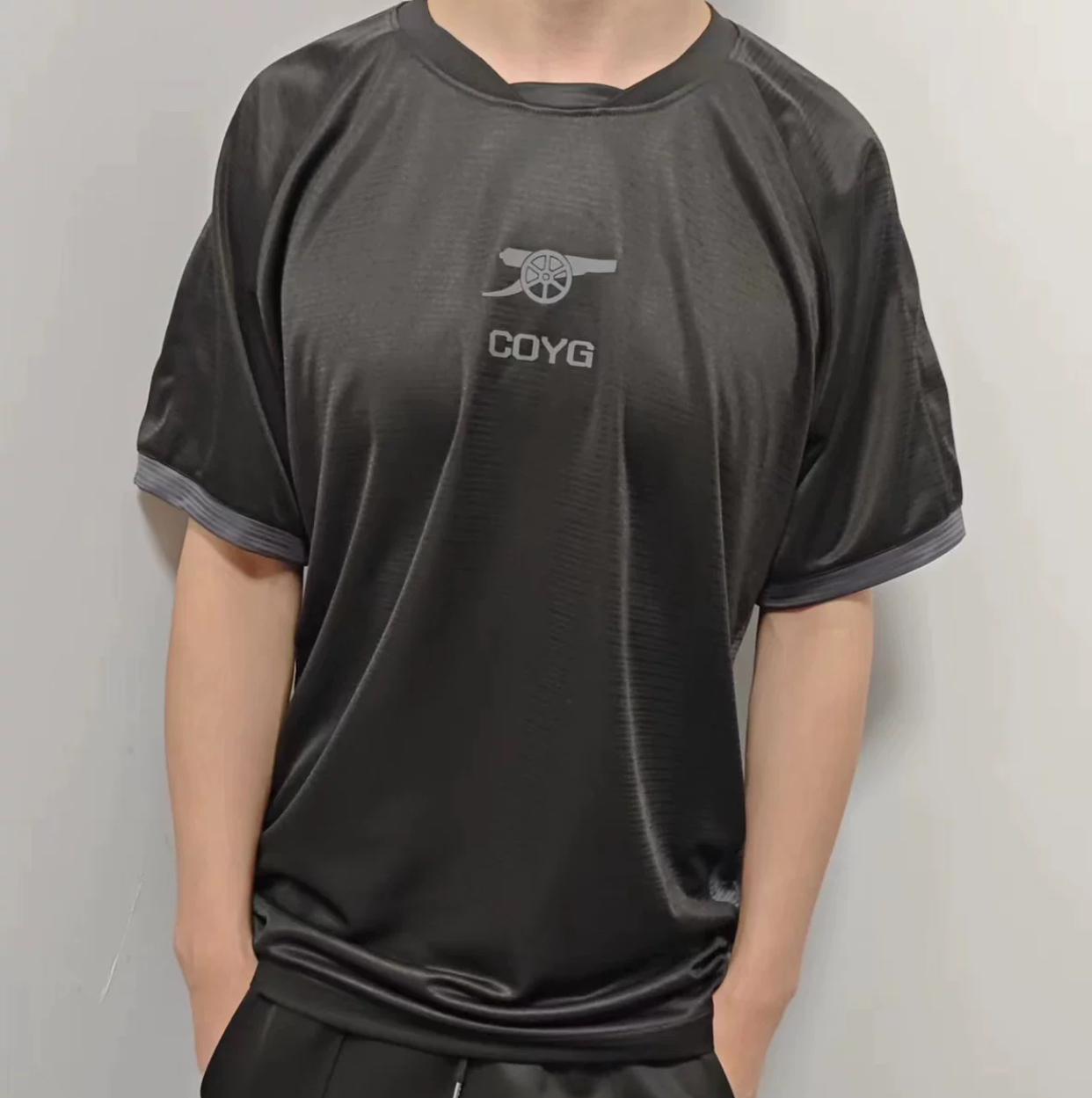 Arsenal Official Licensed Tee Shirt - COYG Black