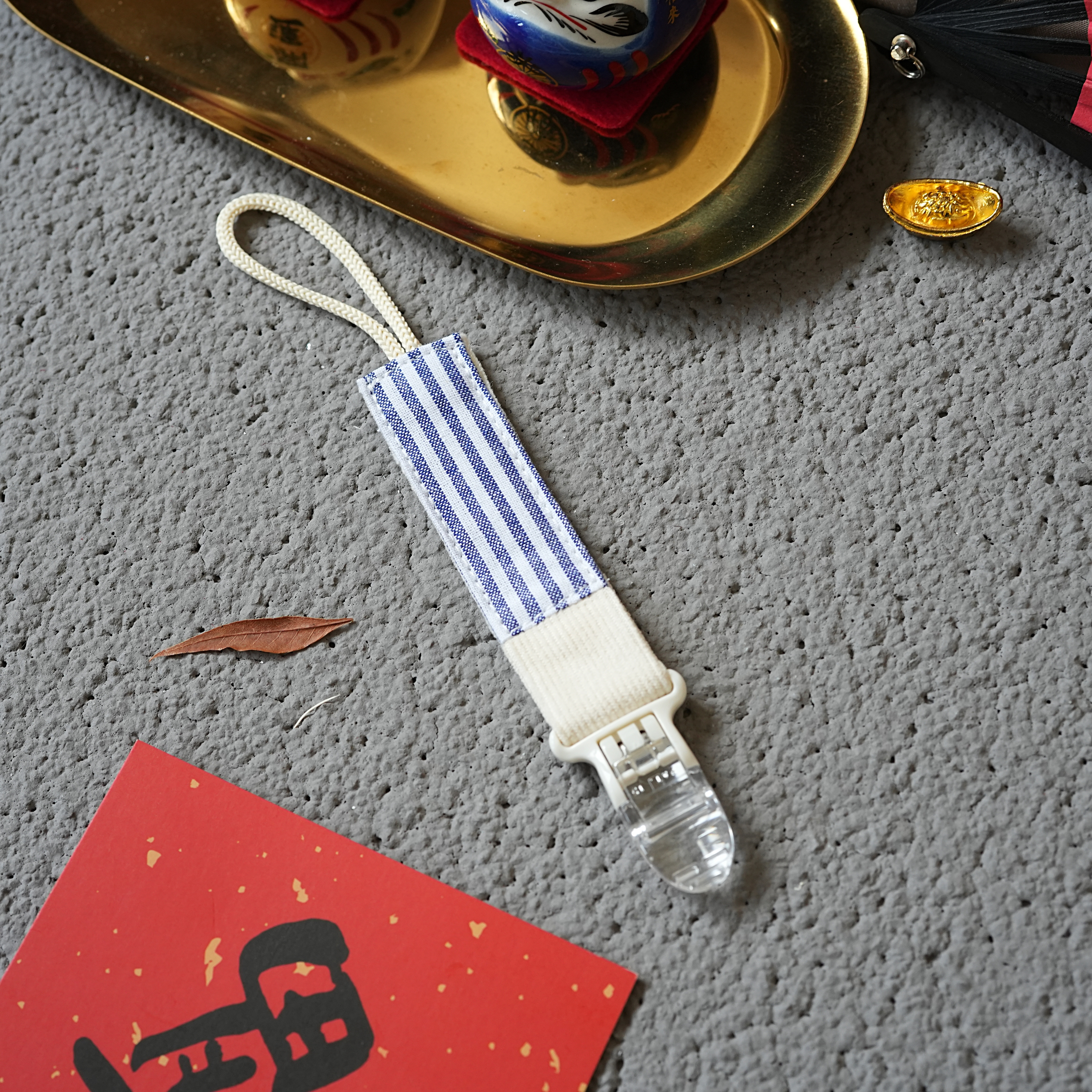 Hi Y.P store-拼接短版鱷魚夾-海納百福