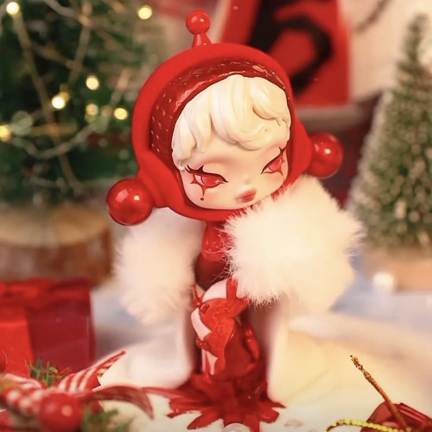 POPMART 泡泡瑪特 SKULLPANDA 許願時間到系列 聖誕節 手辦 盲盒 公仔 整盒9個