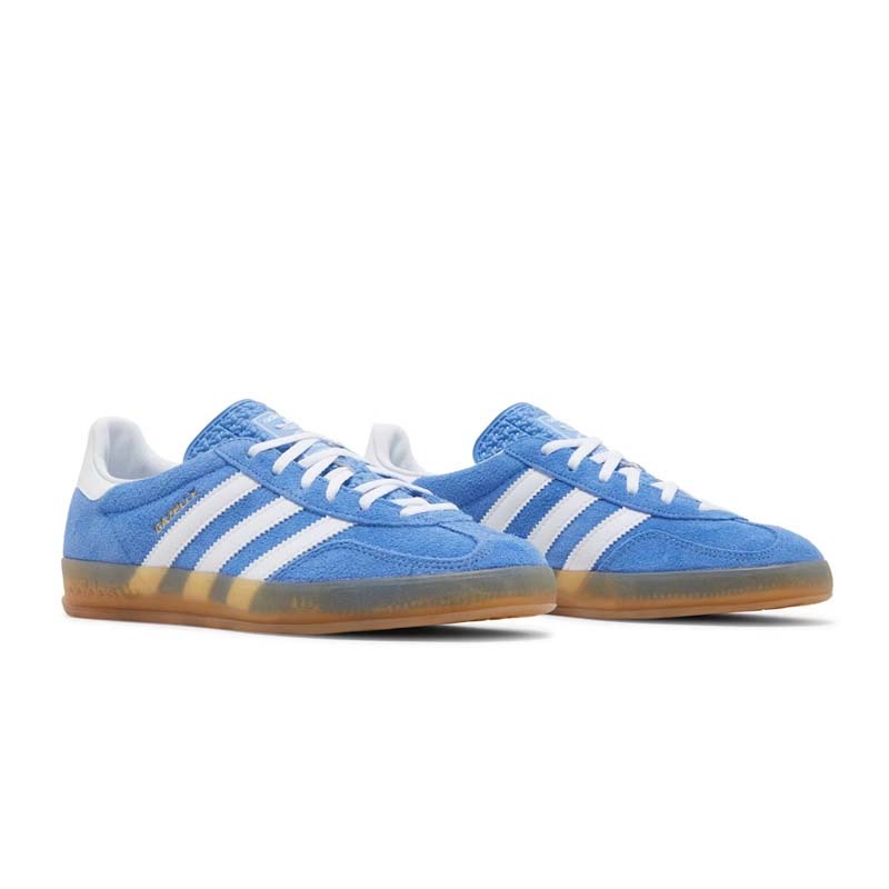 adidas Gazelle Indoor W 麂皮 膠底 復古鞋 藍色 女鞋 HQ8717 [台灣現貨]