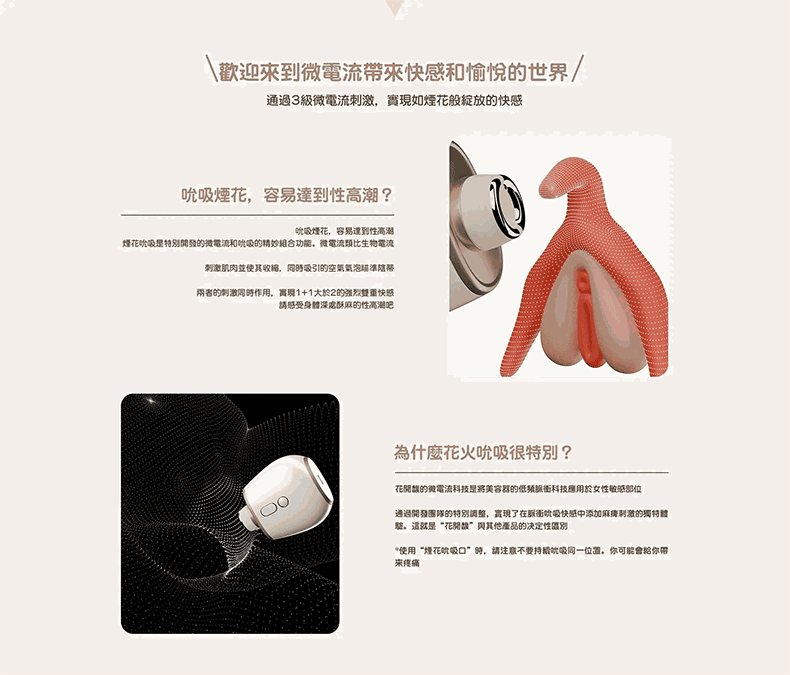 BeYourLover｜ToyCod 香水花開馥 遥控吮吸按摩器｜吮吸按摩器