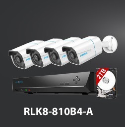 Reolink H.265 4K 8MP with PoE NVR Set 網絡攝影機連錄影機套裝