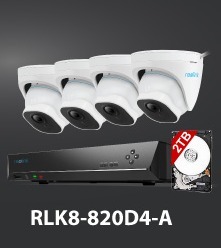 Reolink H.265 4K 8MP with PoE NVR Set 網絡攝影機連錄影機套裝