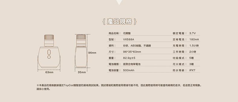 BeYourLover｜ToyCod 香水花開馥 遥控吮吸按摩器｜吮吸按摩器