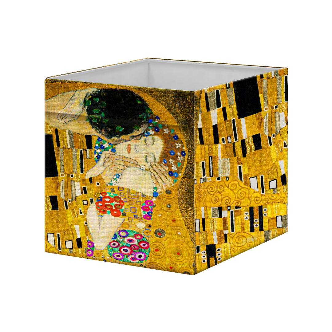 名畫摺疊收納盒｜克林姆《吻》