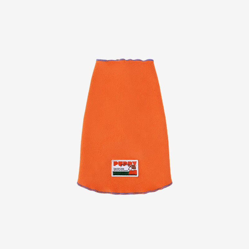 puppygallery｜ 保暖搖粒絨上衣 橘