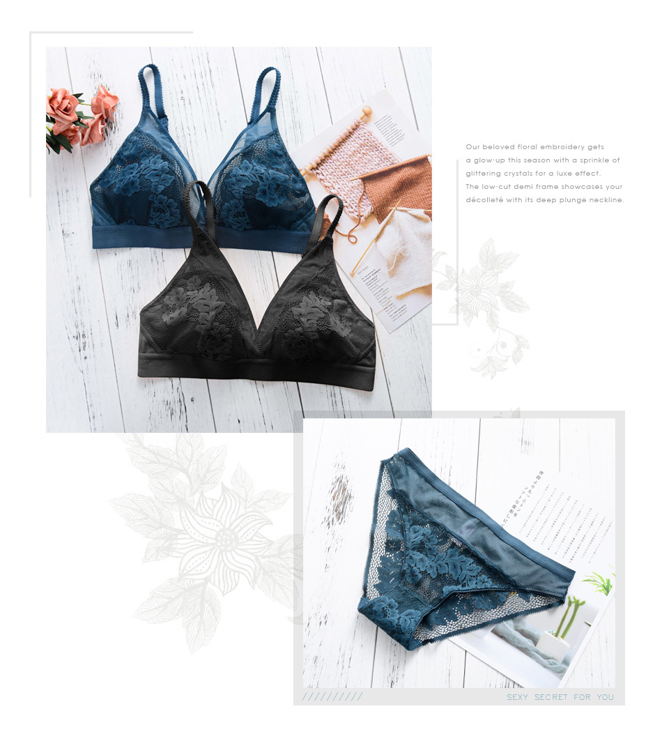 艾波迷亞 甜美兔女郎無剛圈性感內衣兔耳朵 黑色綠色