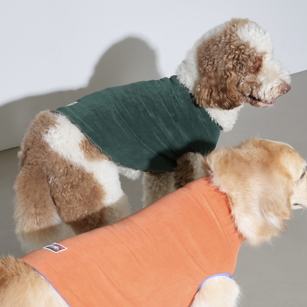 puppygallery｜ 保暖搖粒絨上衣 綠