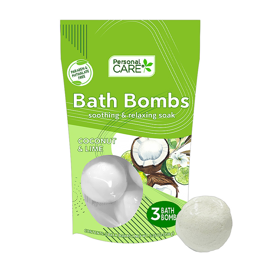 【Personal Care】檸檬椰奶香氛泡澡球(3入)