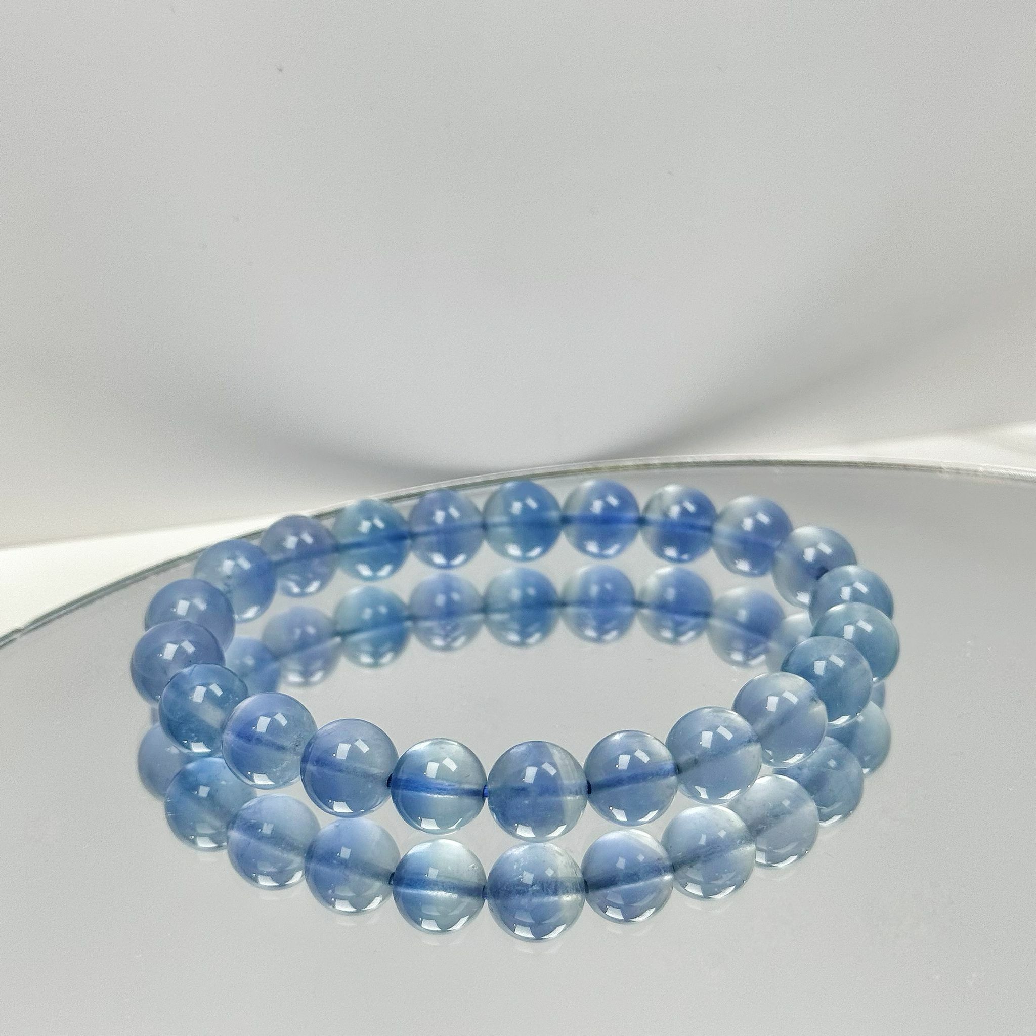 藍螢石手串8m CH1667