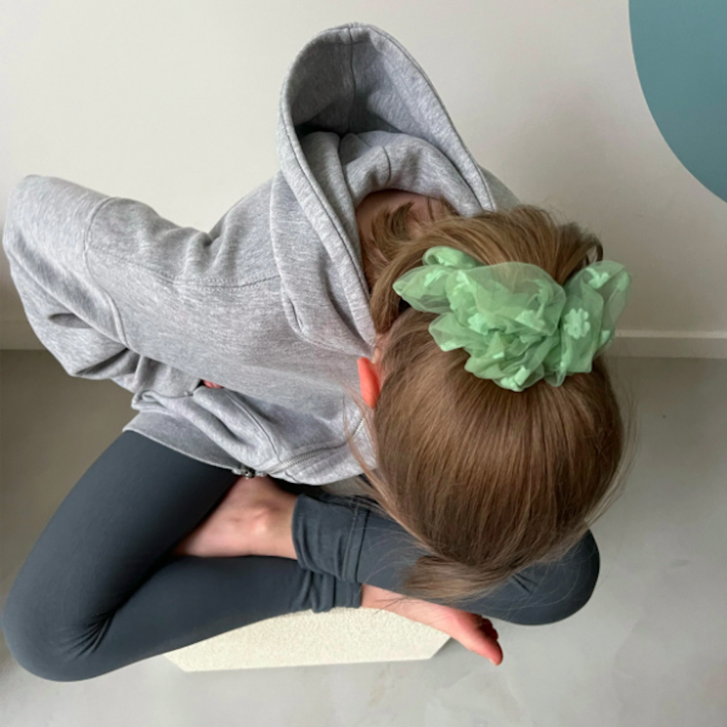 鐵灰 | 刷毛緊身褲 (小)