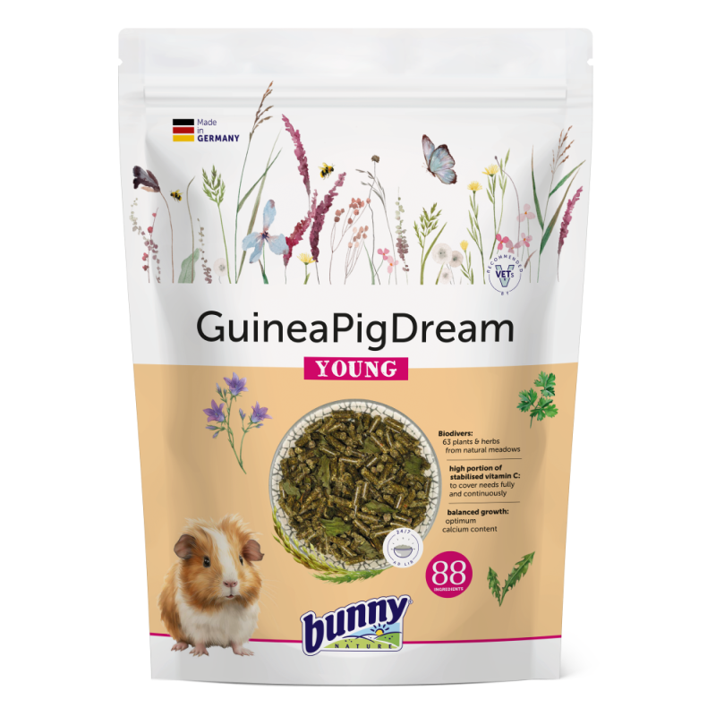 Bunny Nature GuineaPigDream 幼年天竺鼠糧 - 600g