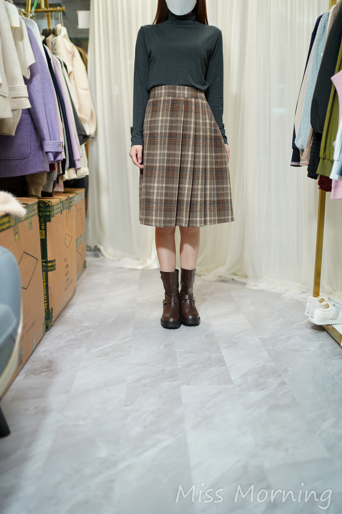 五分格格裙(33844)