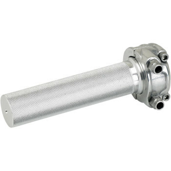 Biltwell 通用型 金屬油門座 雙線 1吋 - 銀