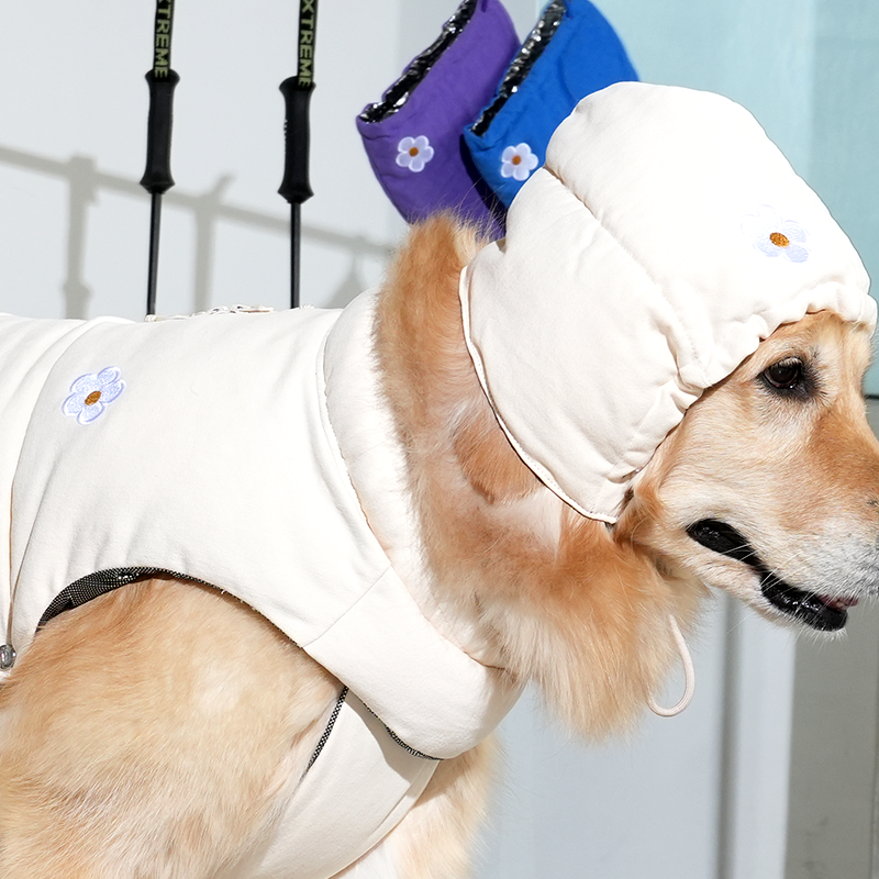 puppygallery｜ 復古小花背心2.0 米白