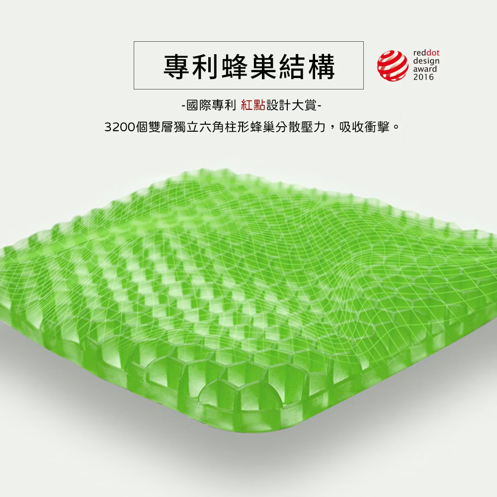 蜂巢凝膠坐墊-專利蜂巢結構