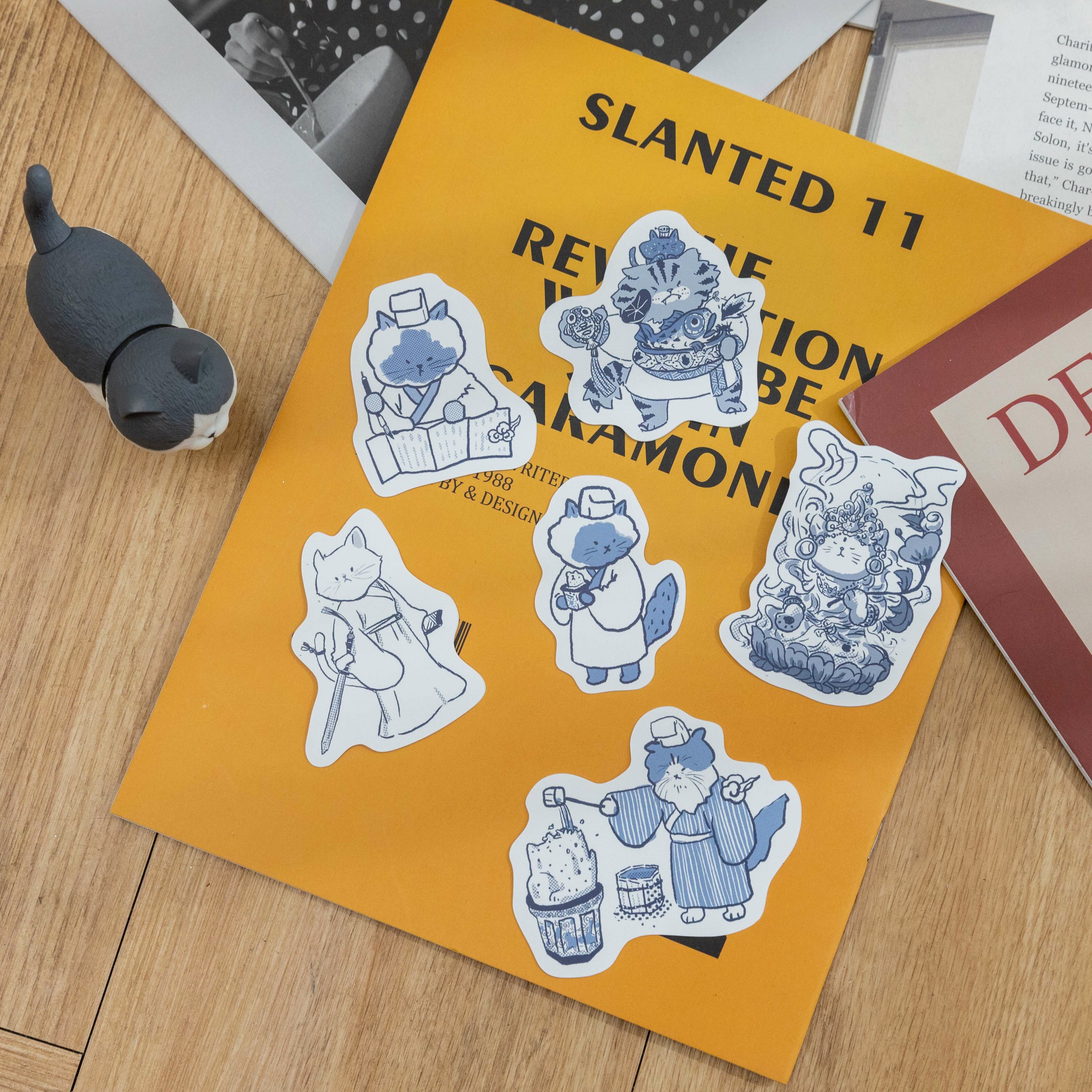 miojae．武俠貓貓貼紙包