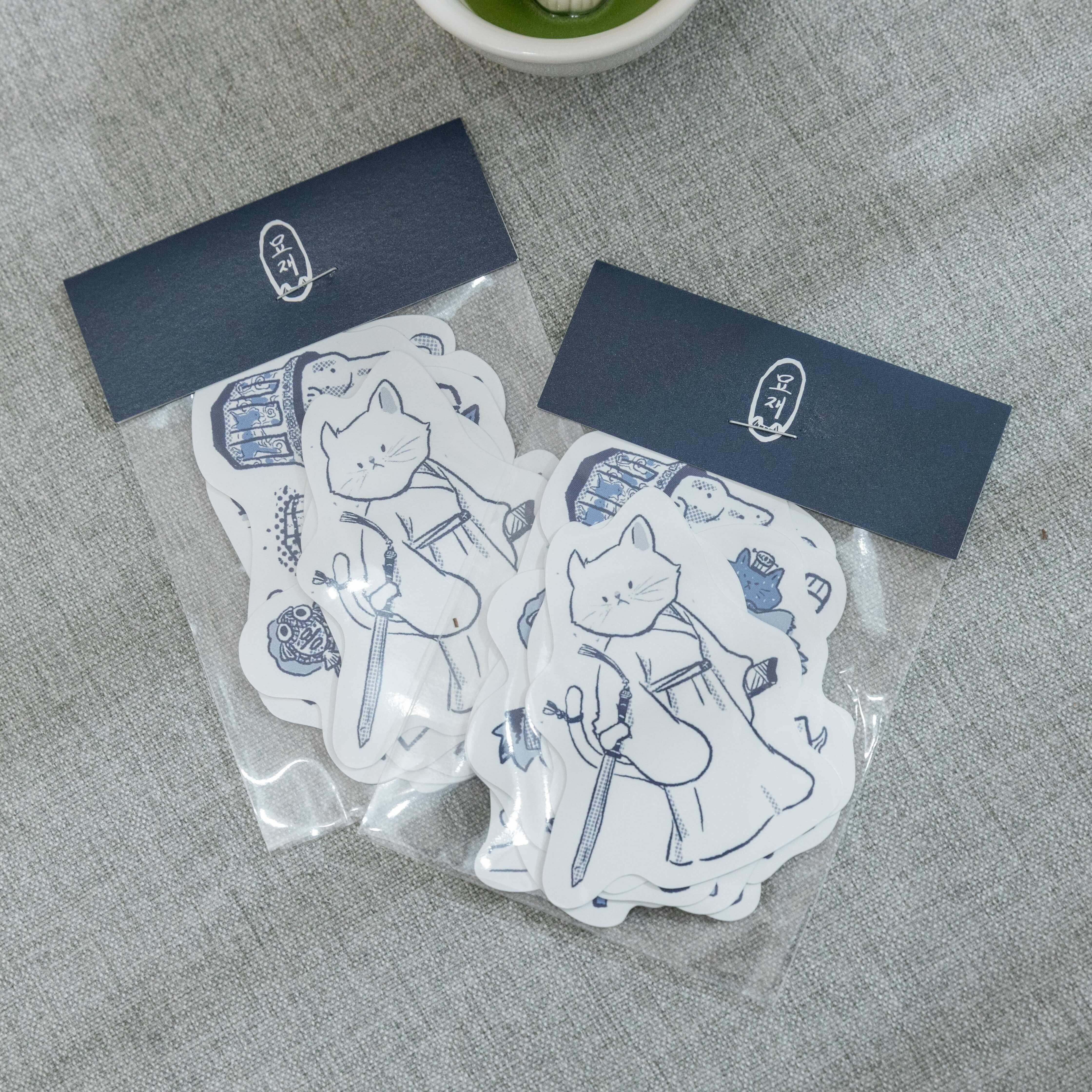 miojae．武俠貓貓貼紙包