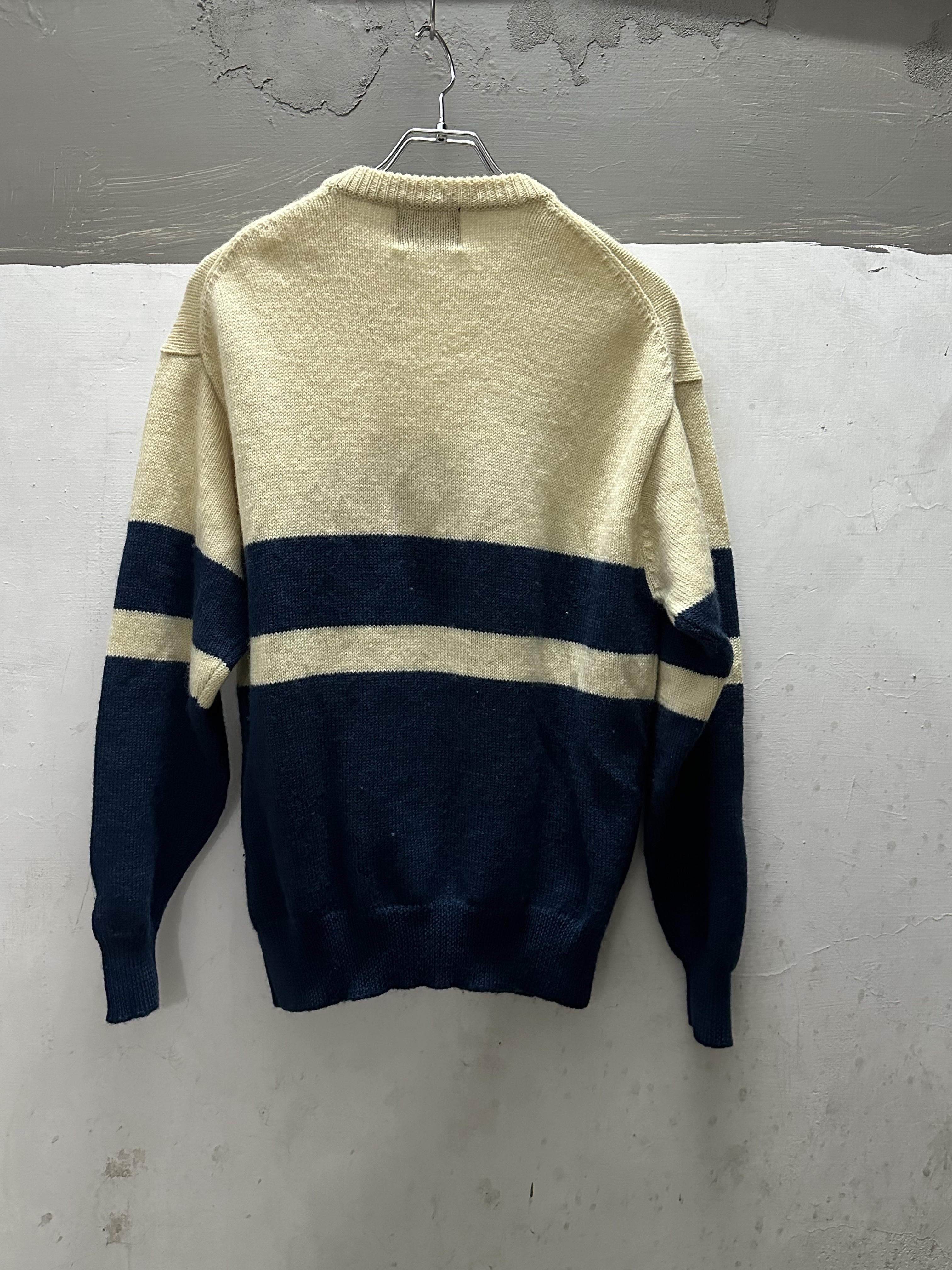 80-90s CHAPS RALPH LAUREN Wool Sweater Made in Hong Kong