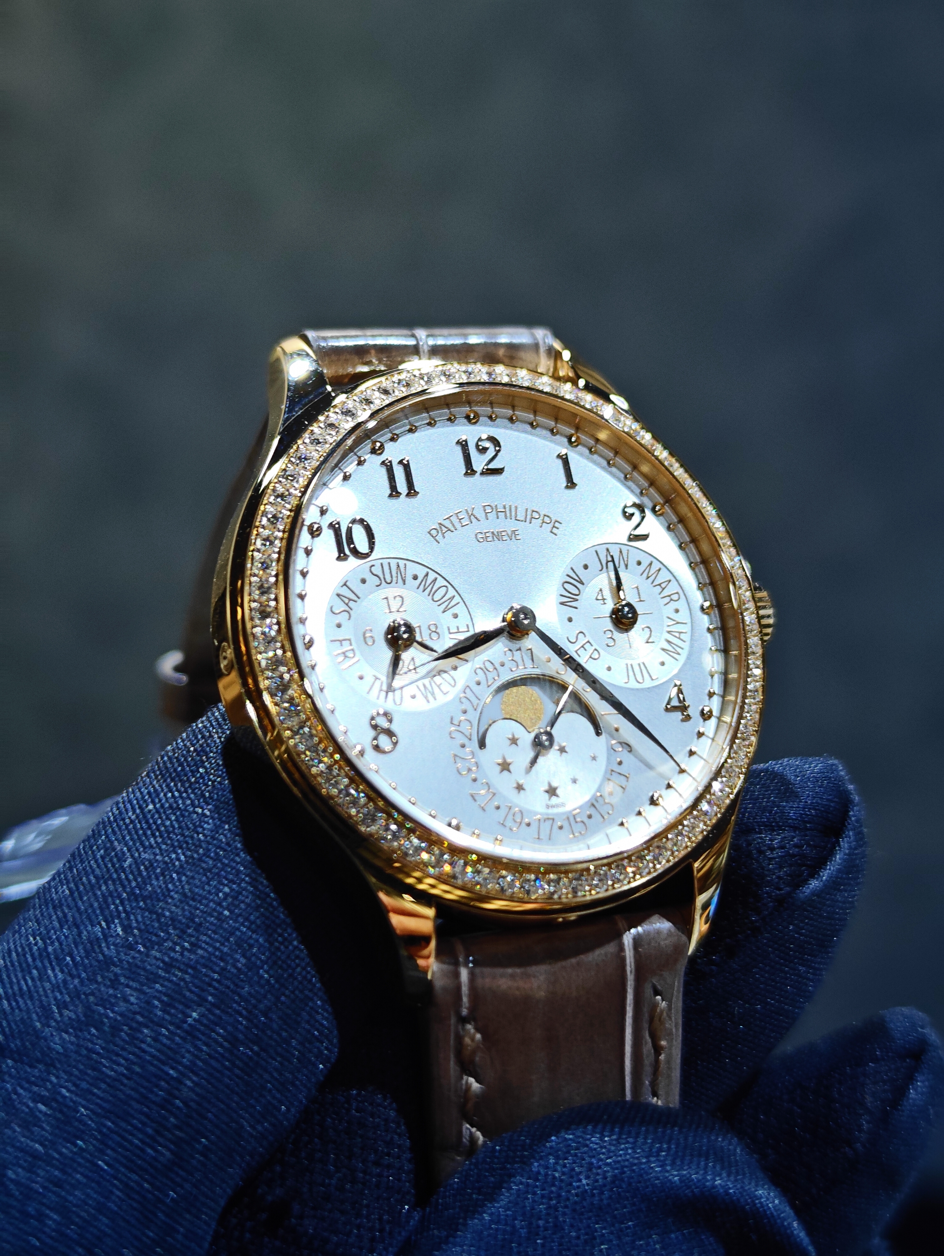 BRAND NEW 7140R-001 7140 PATEK PHILIPPE GRAND COMPLICATIONS SILVER DIAL ROSE GOLD 35 MM