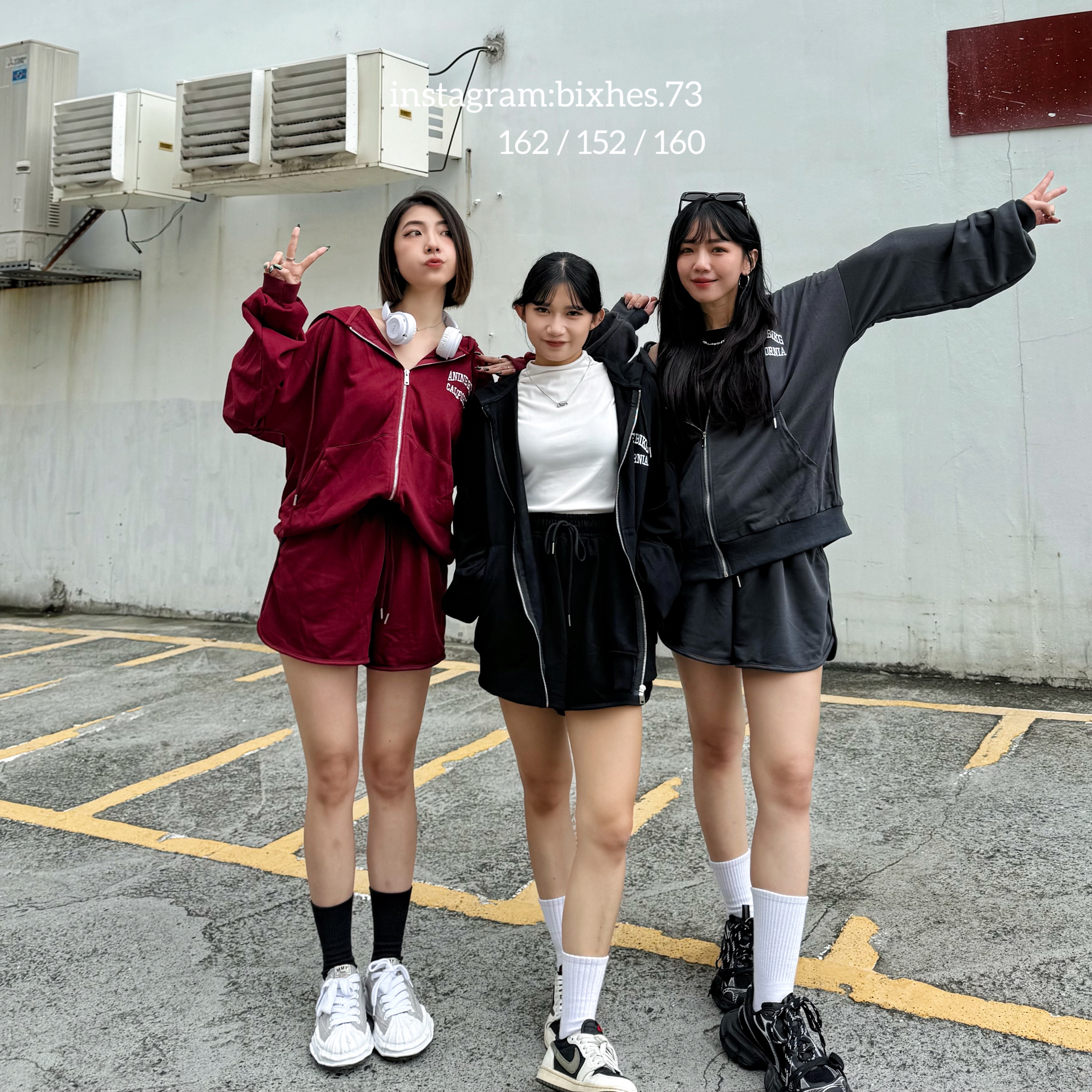 連帽刺繡舒適套裝(F00048)