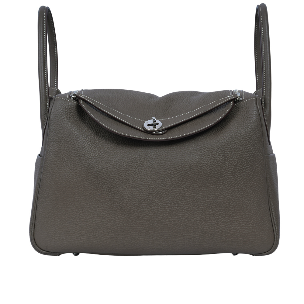 【Hermès】銀釦 TOGO皮 Lindy 34cm