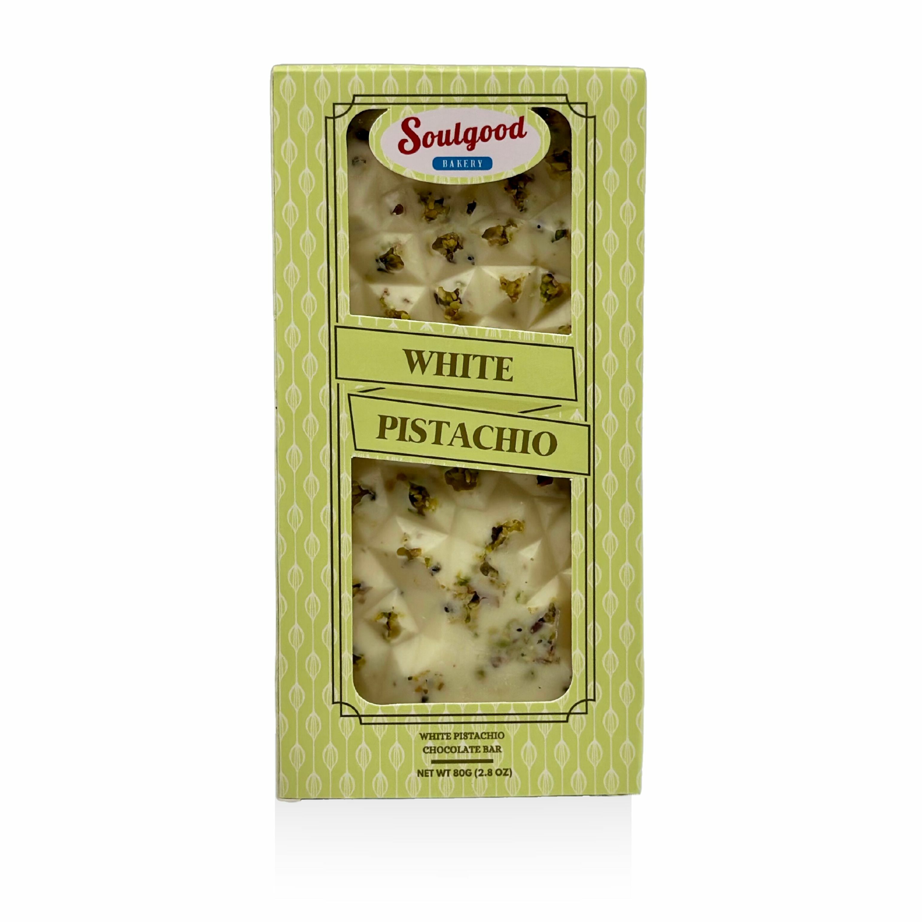 開心果 白朱古力磚 Pistachio White Chocolate Bar