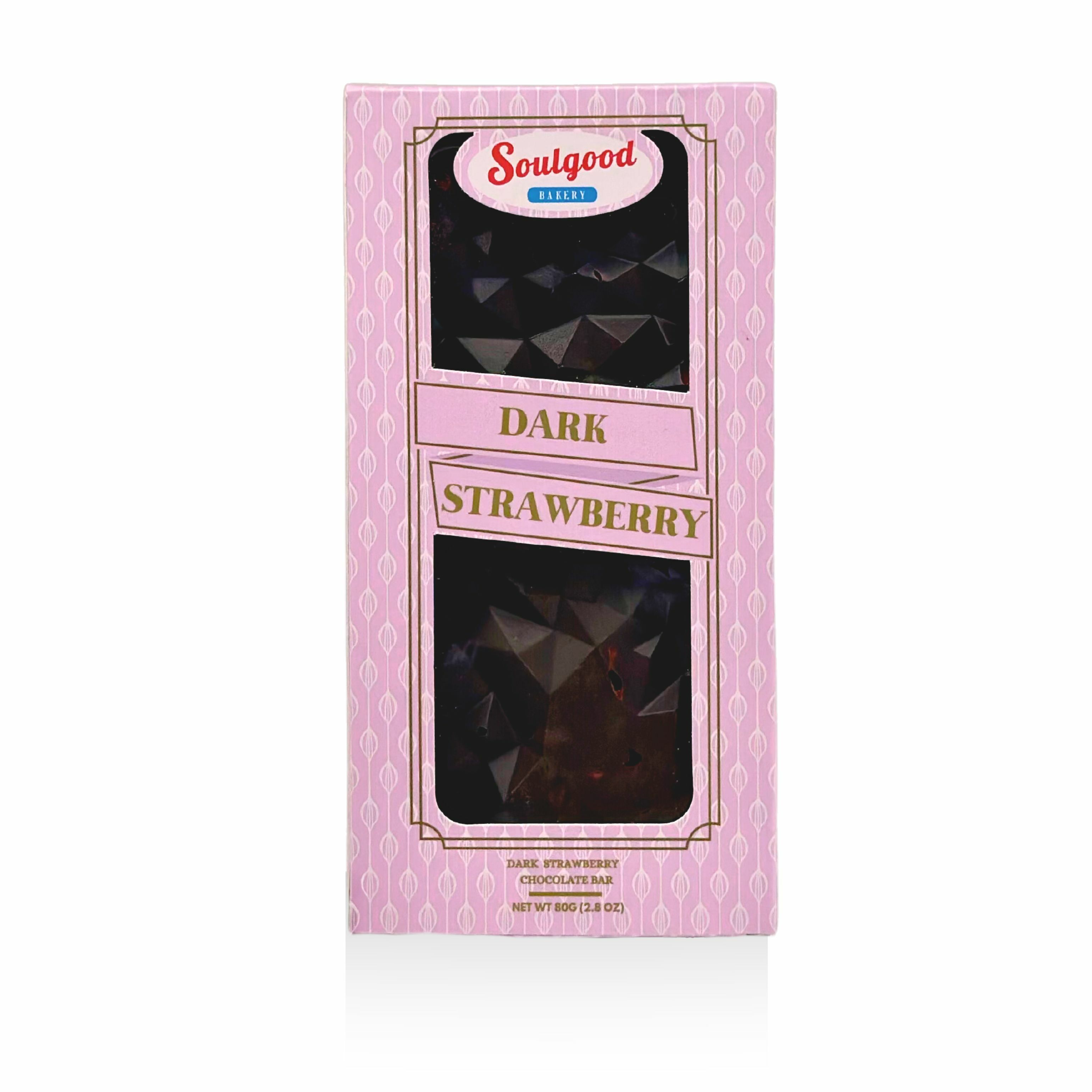 士多啤梨  黑朱古力磚 Strawberry Dark Chocolate Bar