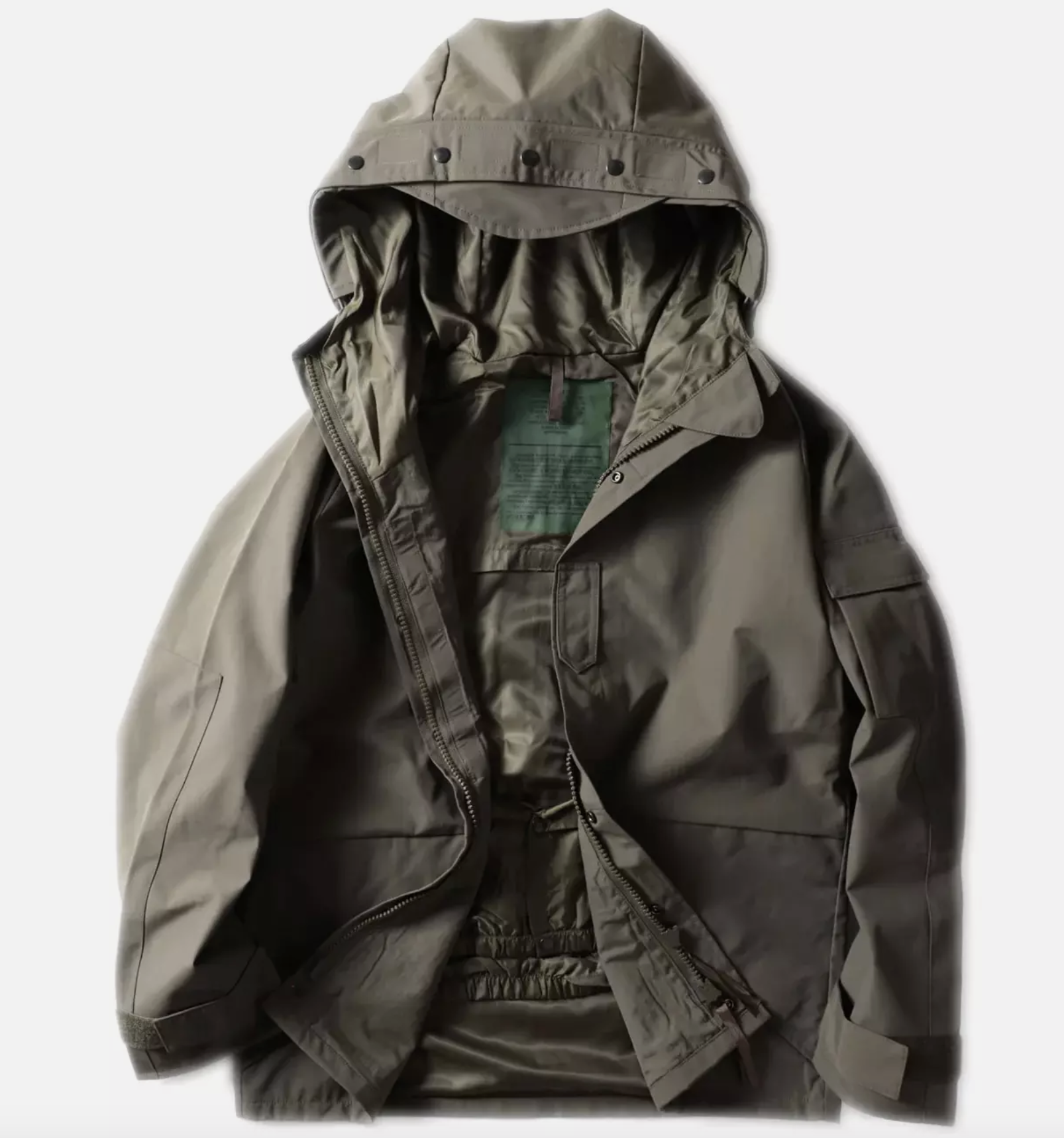 HOUSTON US military 全軍種 防風雨 ECWCS Parka / military green