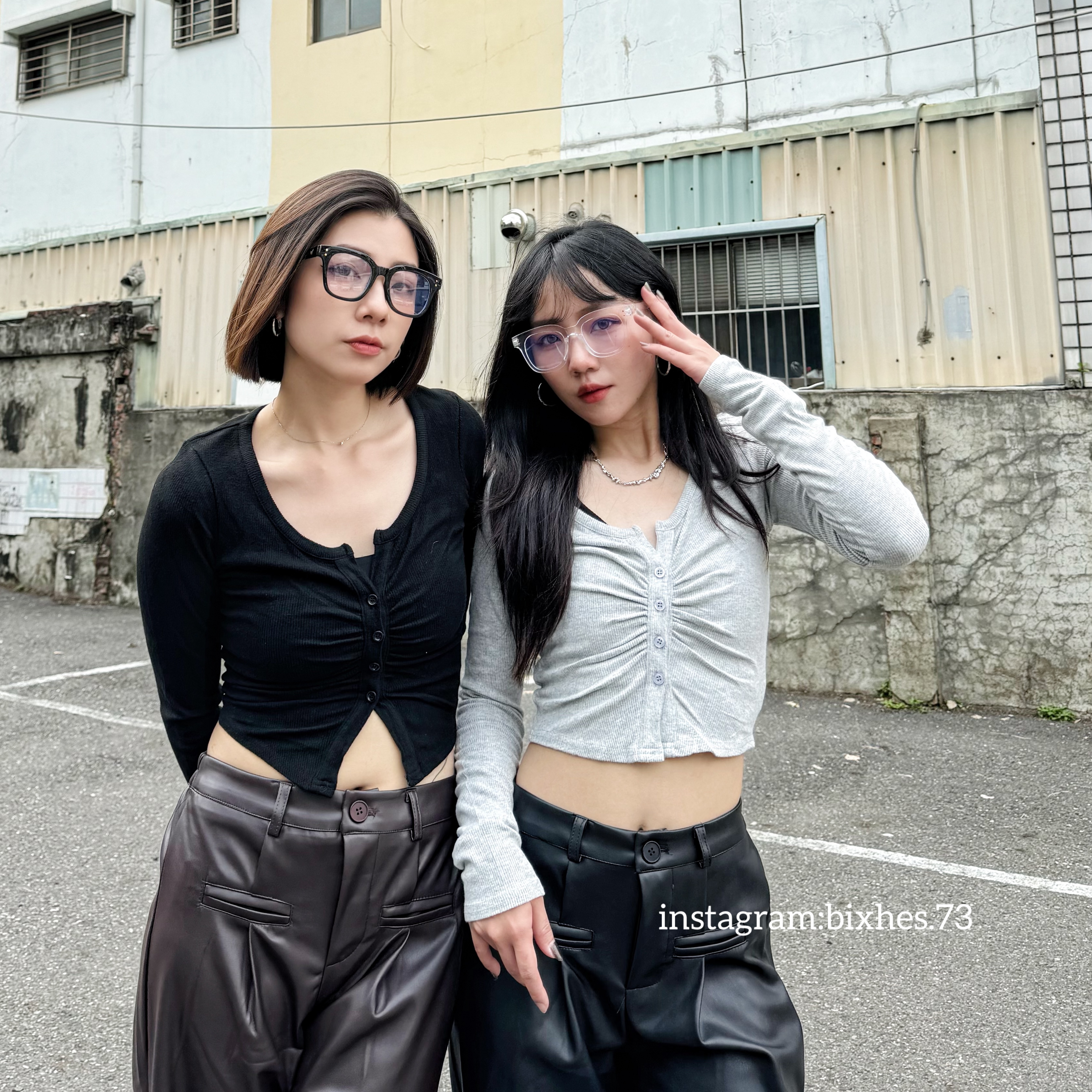 粗框透明眼鏡(J00022)