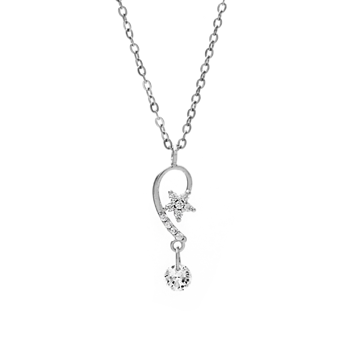 平價飾品,星星,鋯石,項鍊