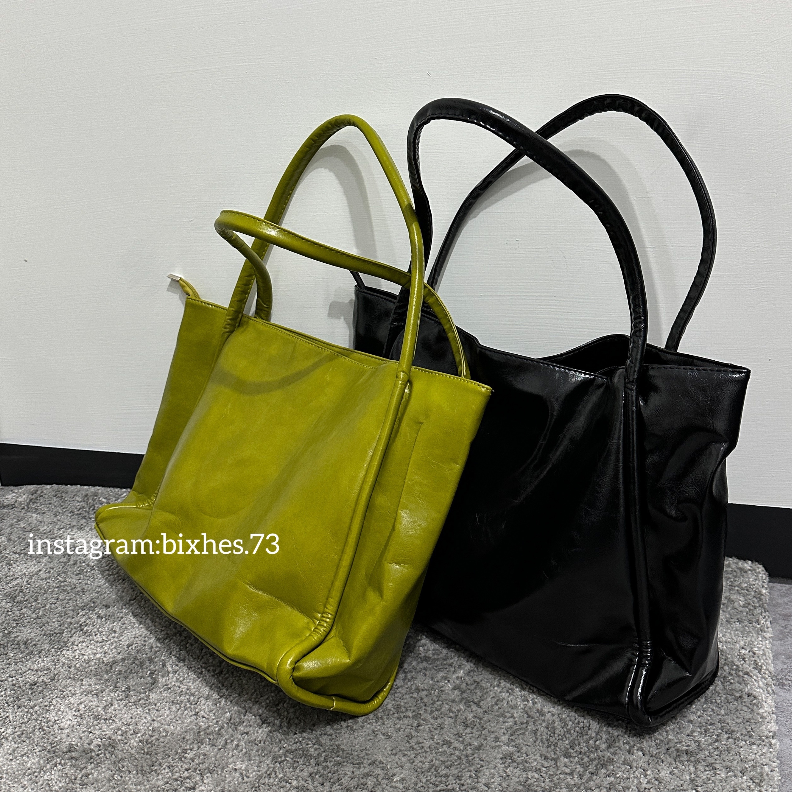 手提皮質托特包(M00042)