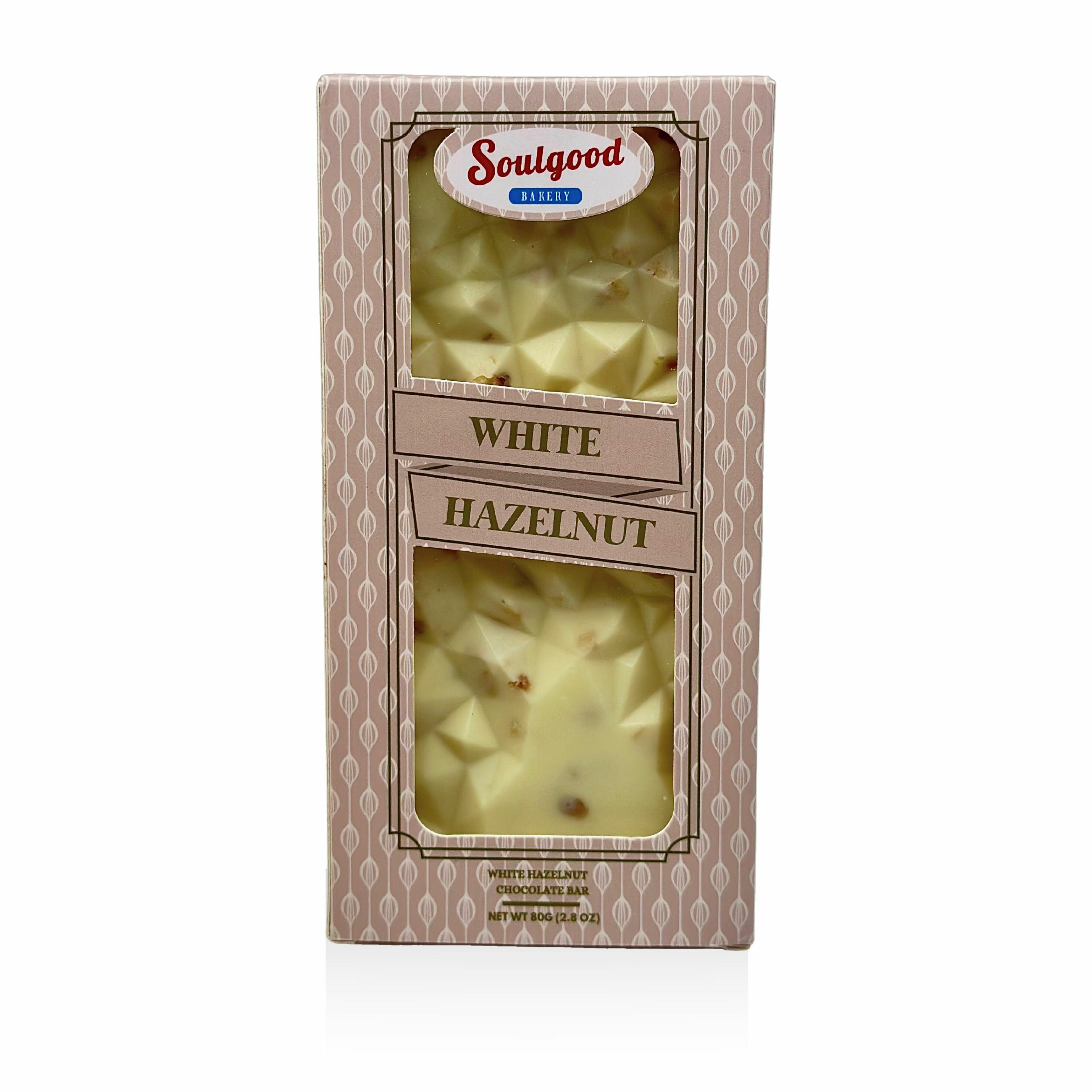 榛子 白朱古力磚 Hazelnut White Chocolate Bar