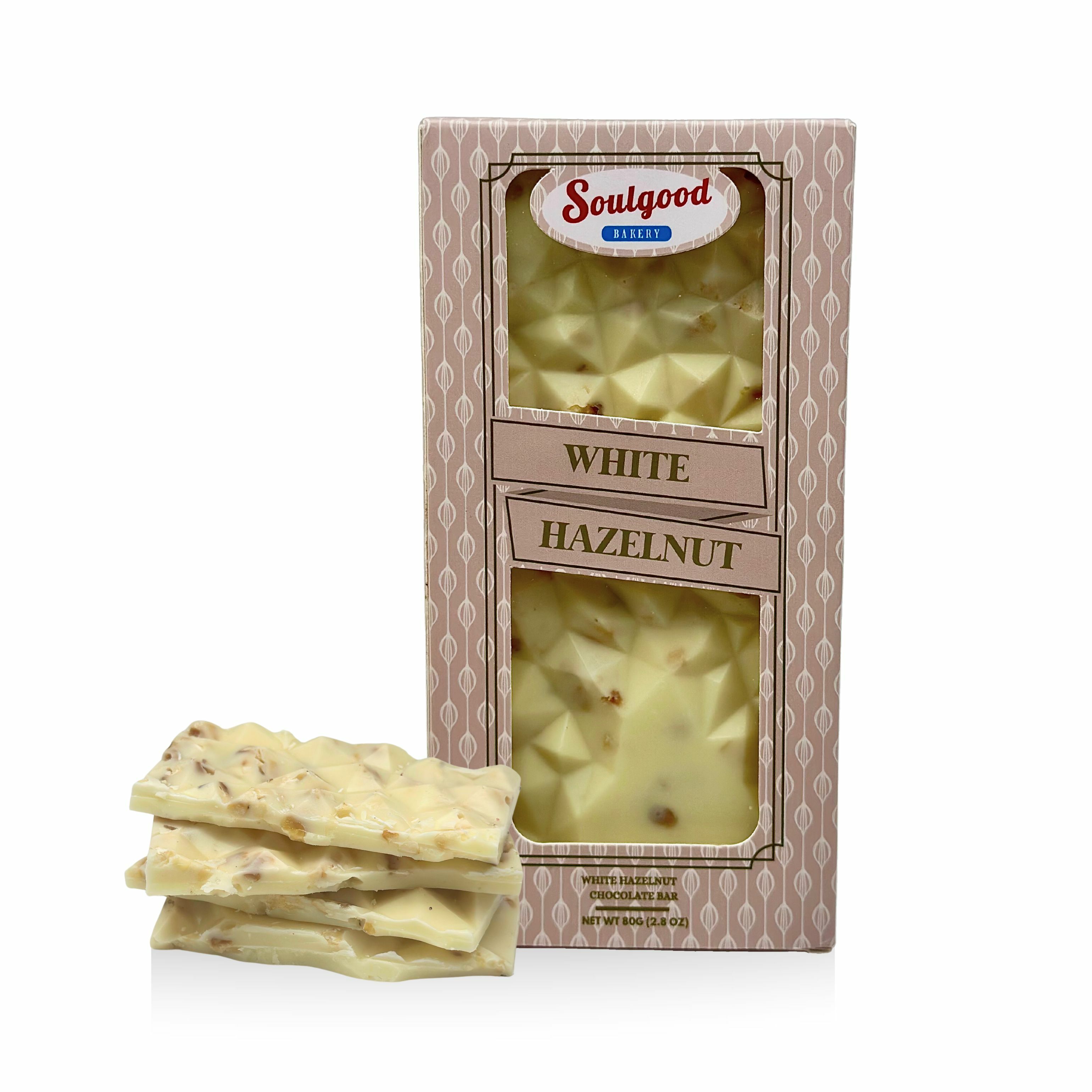 榛子 白朱古力磚 Hazelnut White Chocolate Bar