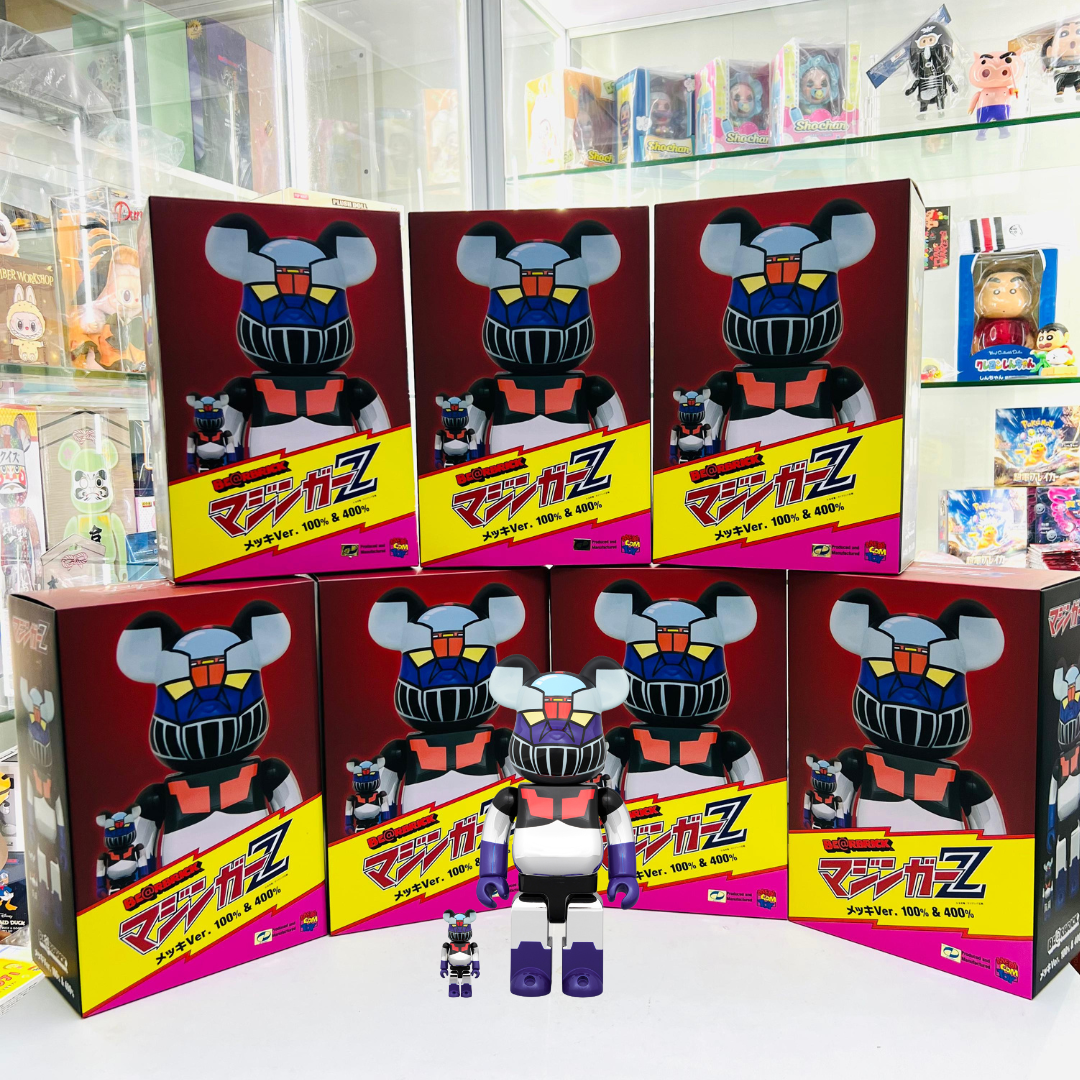 100%+400%/1000% BE@RBRICK Mazinger Z Plated Ver.
