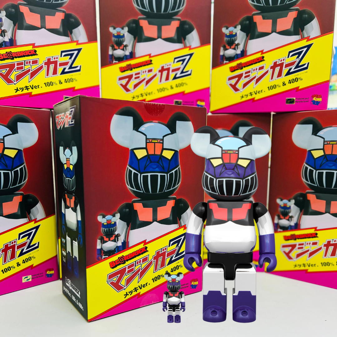 100%+400%/1000% BE@RBRICK Mazinger Z Plated Ver.