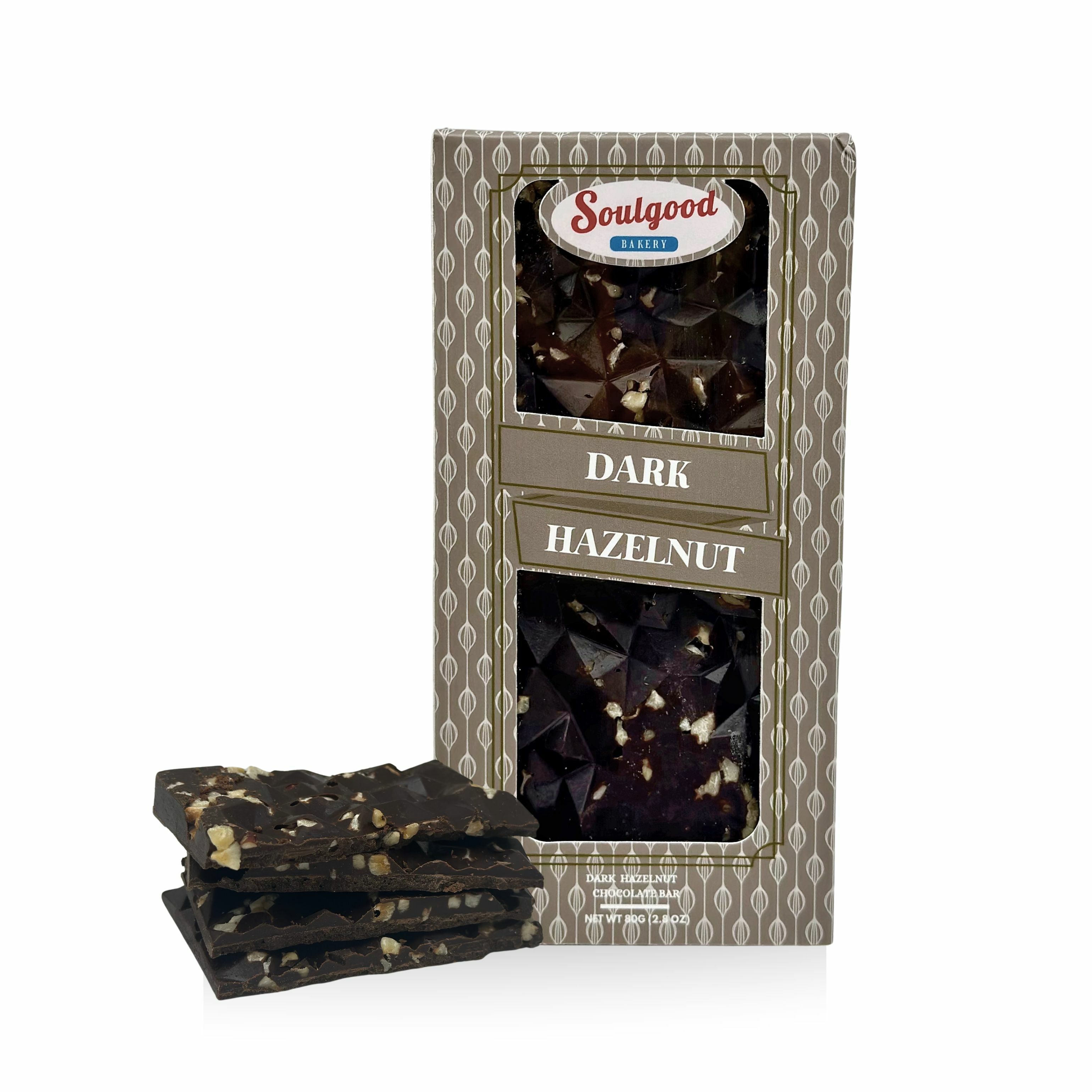 榛子 黑朱古力磚 Hazelnut Dark Chocolate Bar