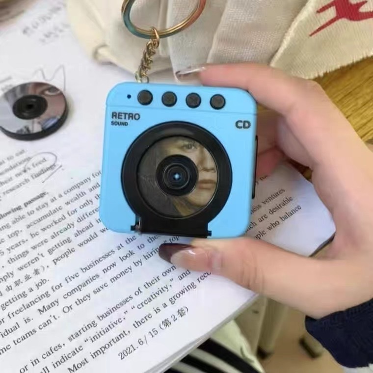 現貨 CD機 迷你錄音機 吊飾 CD片可替換