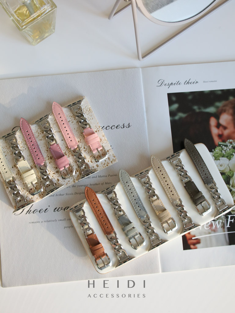 真皮不鏽鋼錶鍊