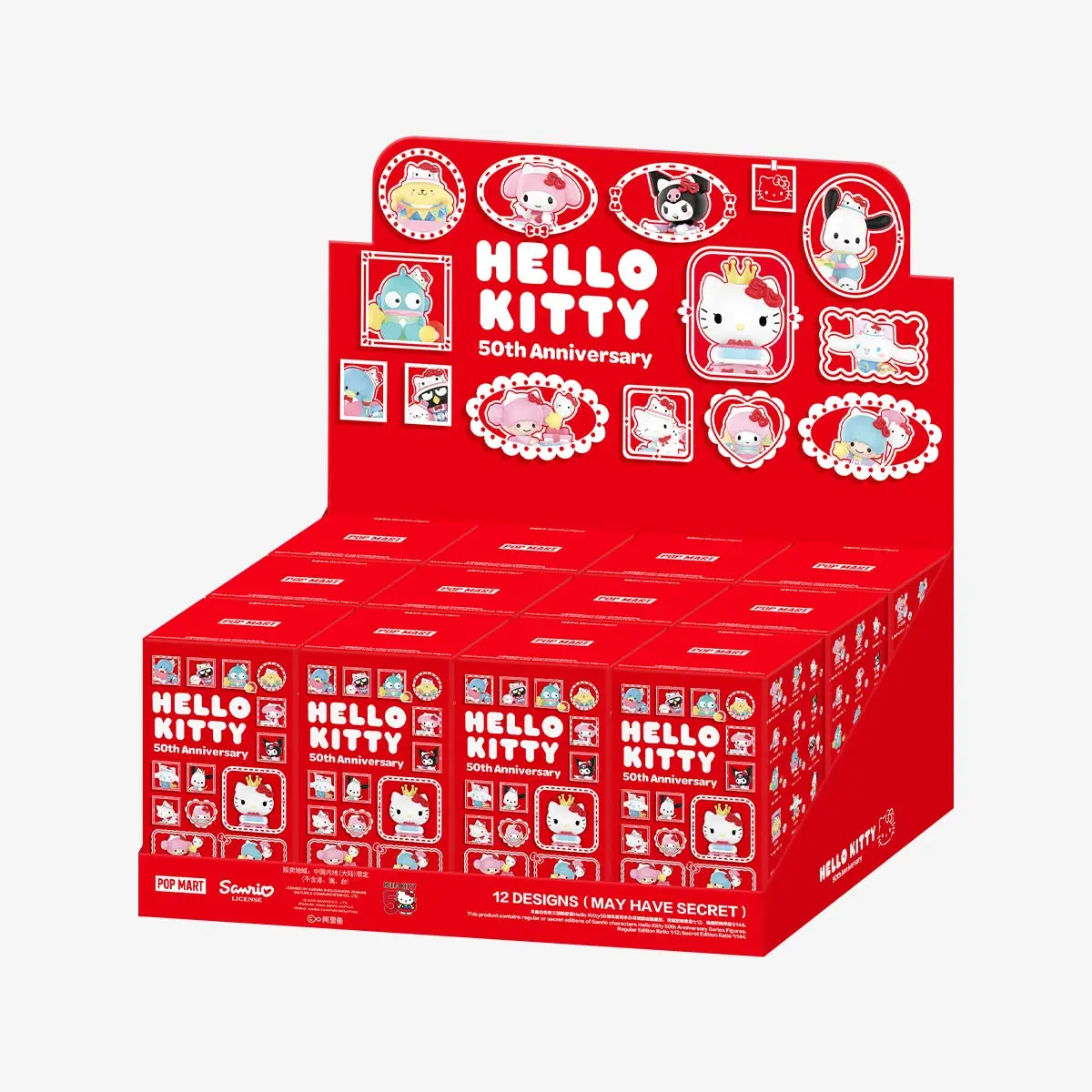 POP MART Hello Kitty 50週年系列手辦 三麗鷗家族 盲抽 單抽