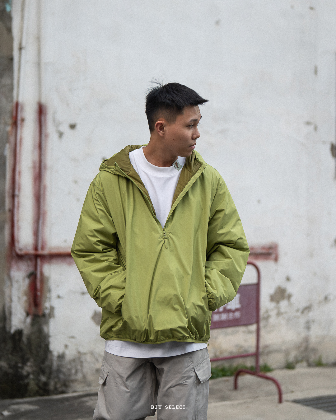 #預購 Tailor Collection 杜邦Teflon 白鴨絨 半拉鍊外套 Y4277 五色